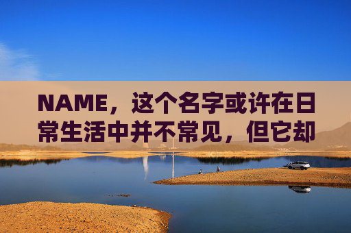 NAME，这个名字或许在日常生活中并不常见，但它却在某些领域里扮演着重要的角色。今天，让我们一起来探索这个名字背后的故事和意义