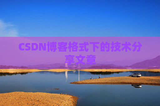 CSDN博客格式下的技术分享文章